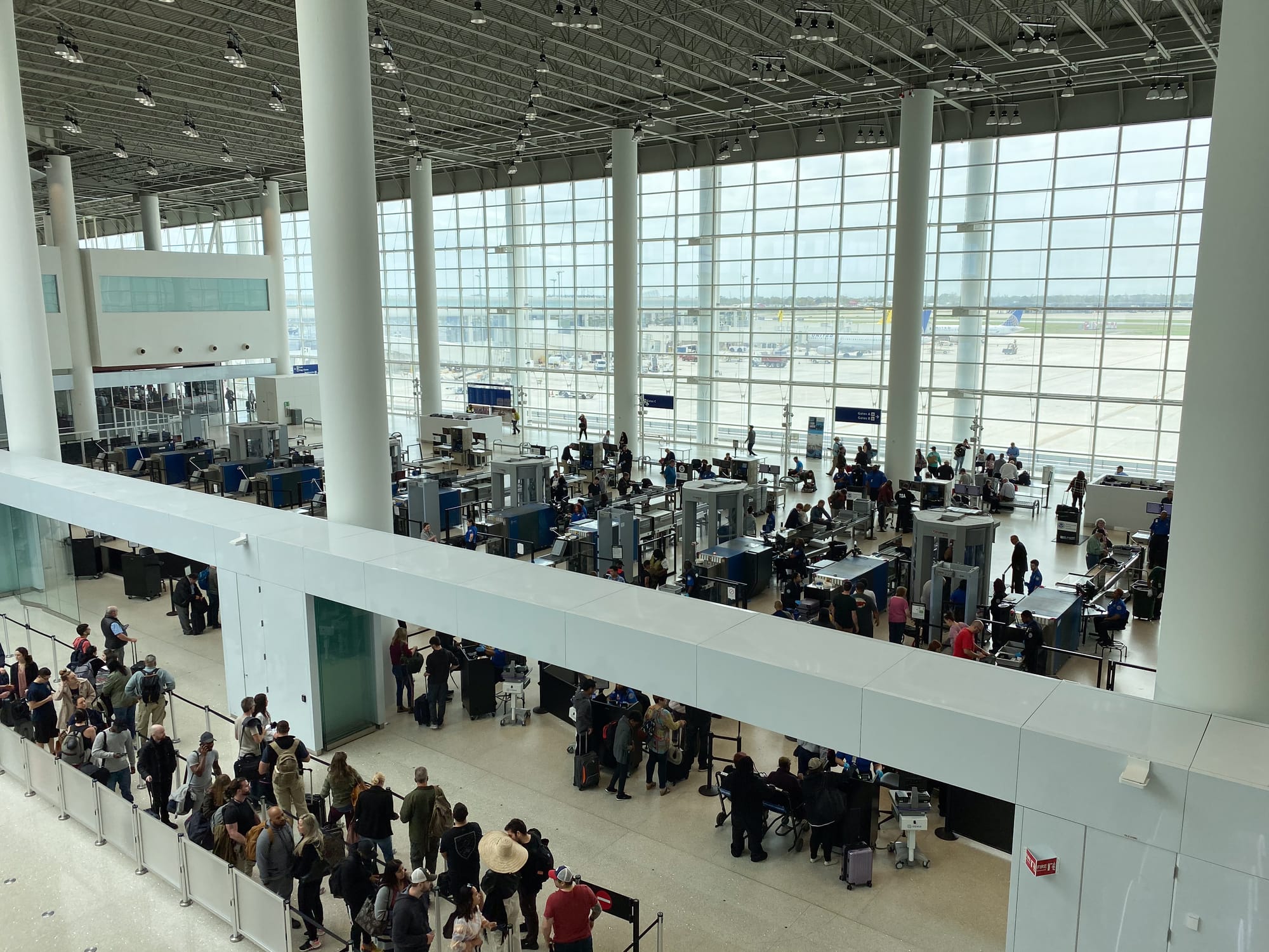 A TSA security checkpoint at a U.S. airport. Photo: Tony Webster, Wikimedia Commons, CC BY 2.0.